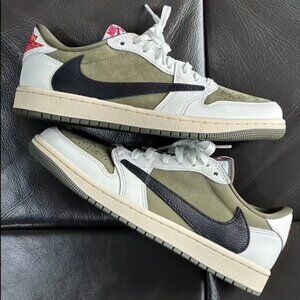 Travis Scott x Jordan 1 Low OG  'Medium Olive'  Unisex